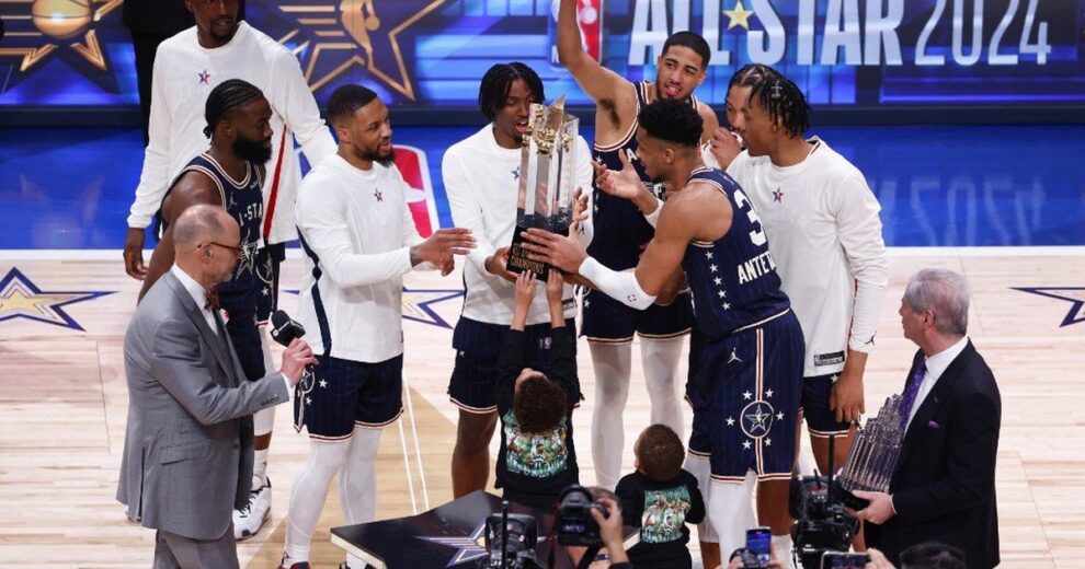 Conferência Leste vence o All-Star Game da NBA com recorde de pontos