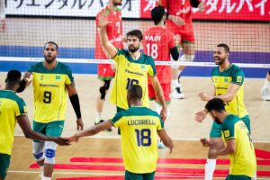 Brasil oscila, mas vence Irã na Liga das Nações de Vôlei Masculino