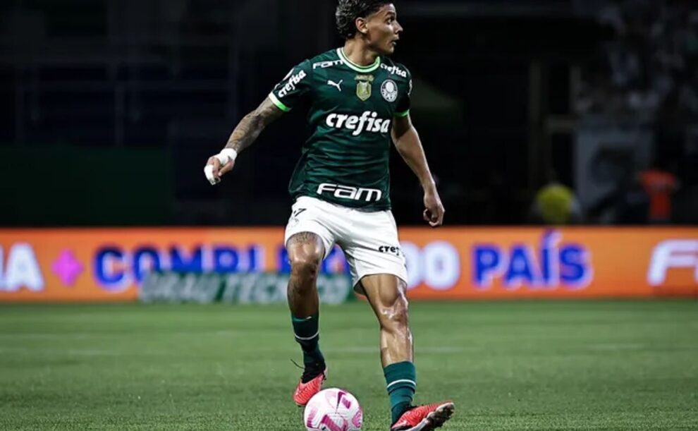 Richard Ríos, do Palmeiras, é destaque em jogo da Copa América pela Colômbia