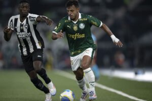 Botafogo x Palmeiras com árbitro polêmico