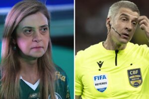 Leila Pereira afirma que arbitragem foi obscena contra o Palmeiras