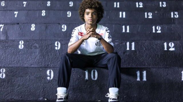 Santos firma plano de carreira com Kauan Basile, do Sub-13