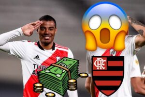 De La Cruz ajuda Flamengo a comprar mais um ídolo do River Plate