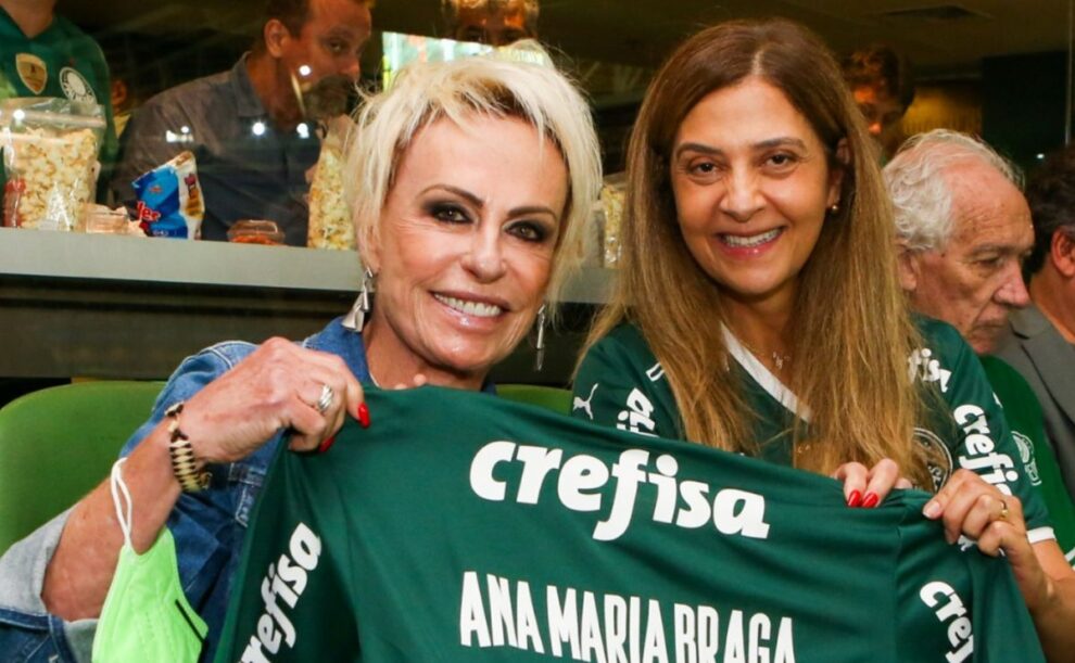 Em café com Ana Maria Braga, Leila Pereira desdenha de opositores no Palmeiras: "Gosta de aparecer"