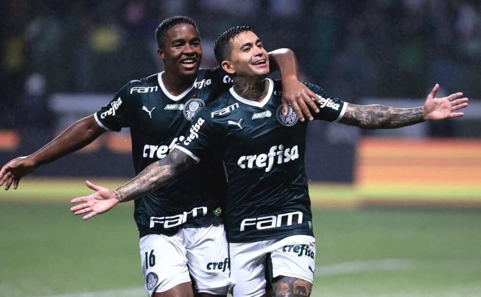 Endrick irá jogar com Dudu antes de sair oficialmente do Palmeiras 