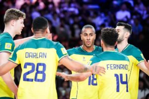 Definidos os adversários do Brasil no vôlei masculino em Paris 2024