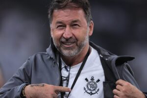 Area é o novo patrocinador do Corinthians, de Augusto Melo, até o final de 2025