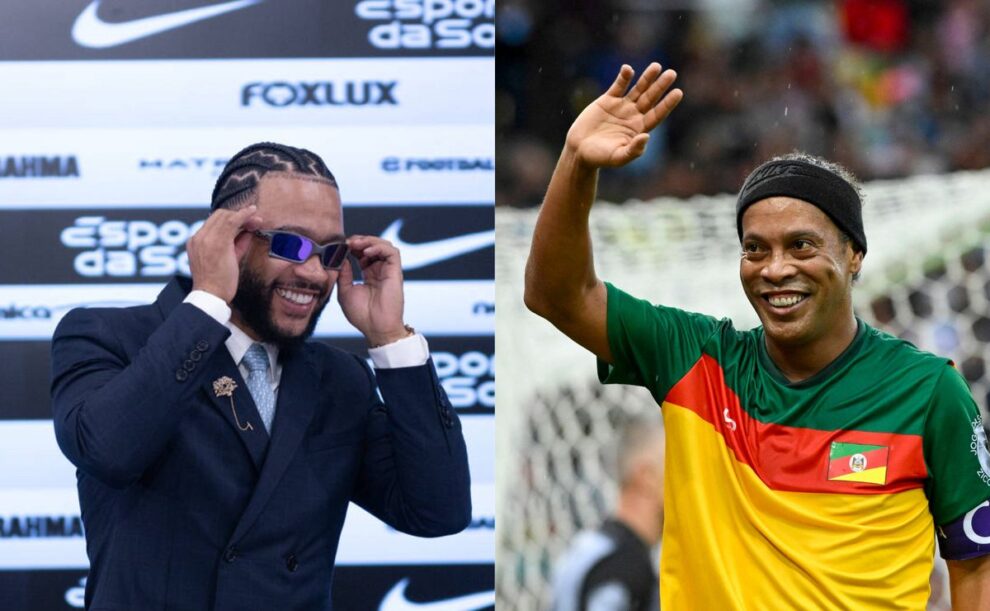 Memphis Depay revela Ronaldinho Gaúcho como ídolo de infância